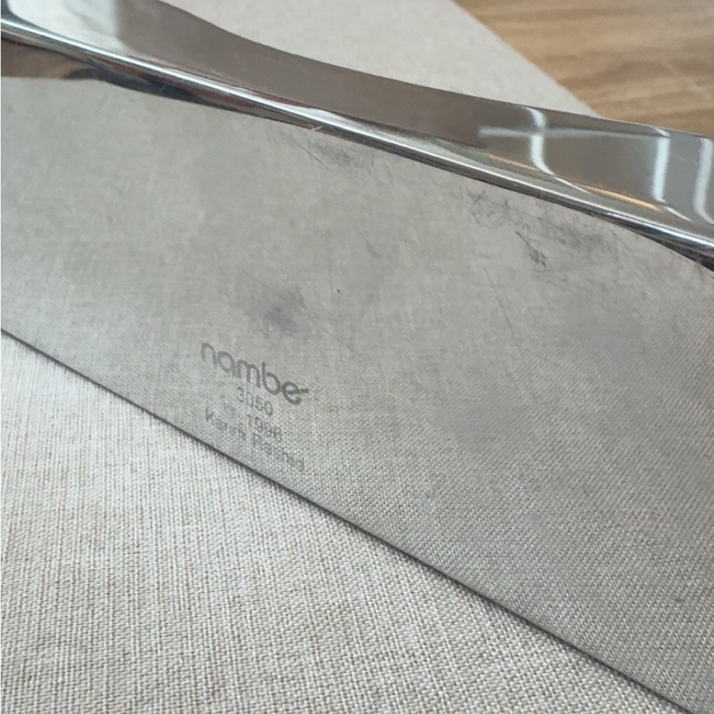 Nambe Wave By Karim Rashid 3050 Picture Photo Frame Stand Holder - Picture 2 of 10